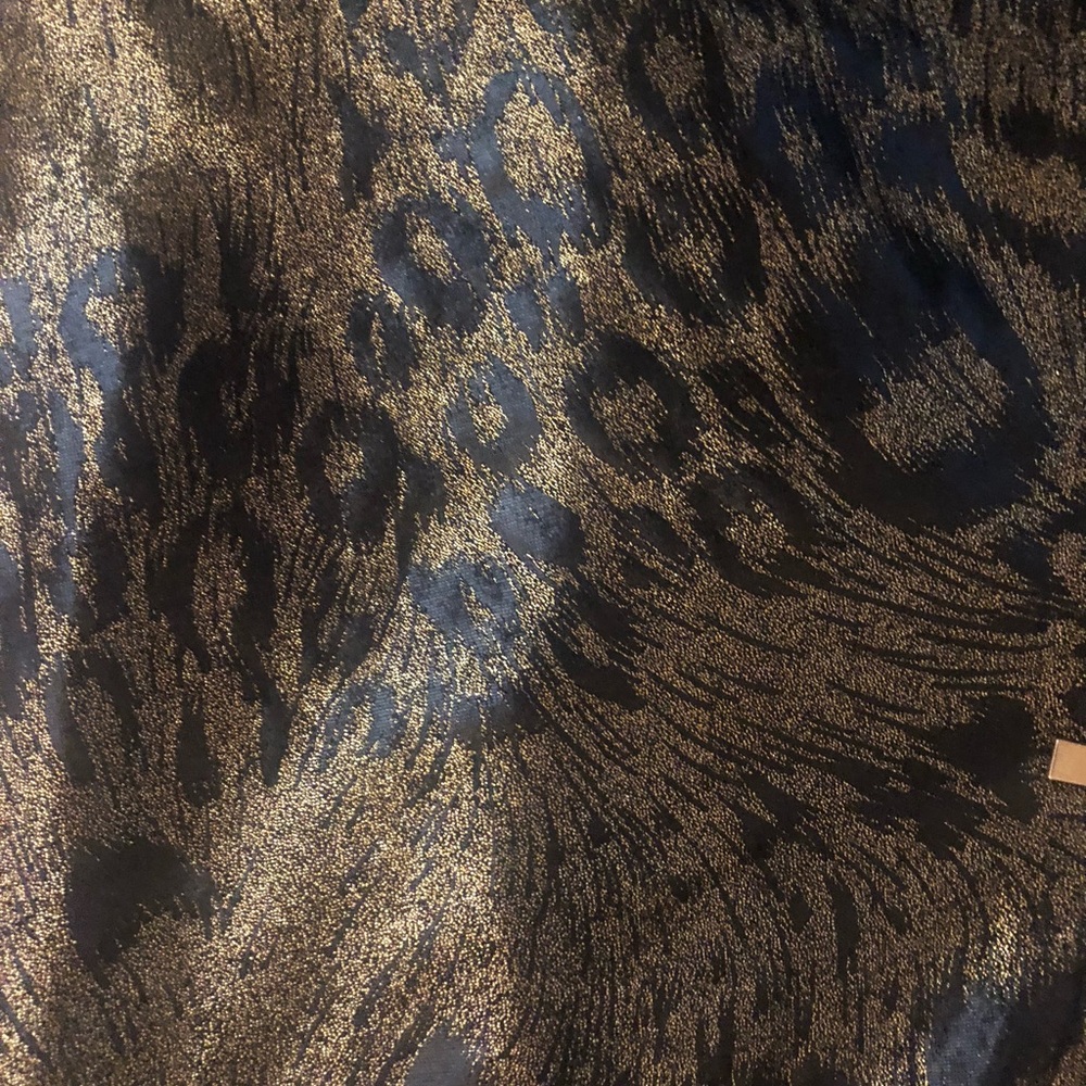 Sexy Metallic gold foil Leopard print New Original Parisian hot short